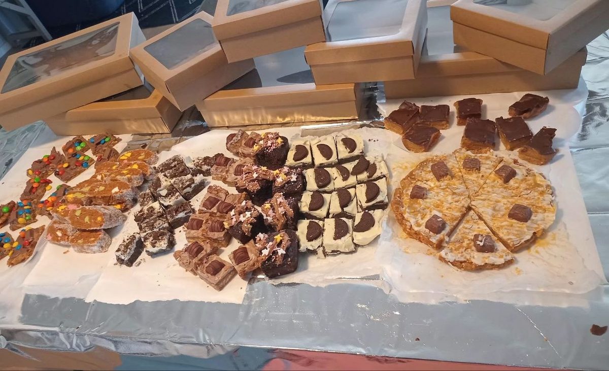 Full slice spread with boxes